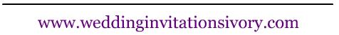 Invitations Ivory