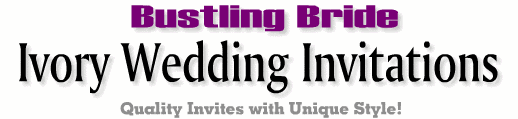 Wedding Invitations Ivory